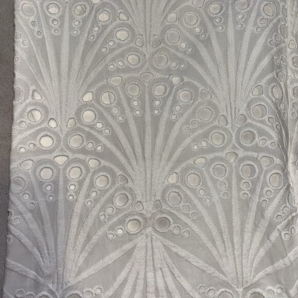 ANDIE The Suasi‎ Crop Pant Eyelet Detail Summer Womens Size Small White NWT - Picture 7 of 7